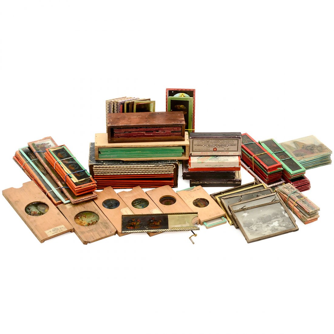 Large Lot of Magic Lantern Slides (1 of 1)