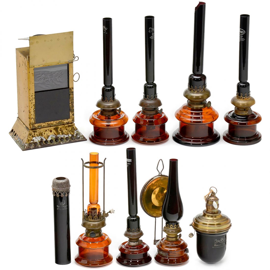 9 Darkroom Lights, c. 1900–1920 (1 of 3)