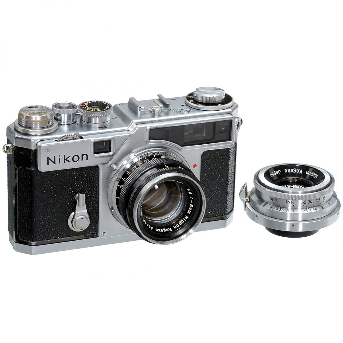 Nikon SP with 2 Lenses, 1957 (1 of 1)