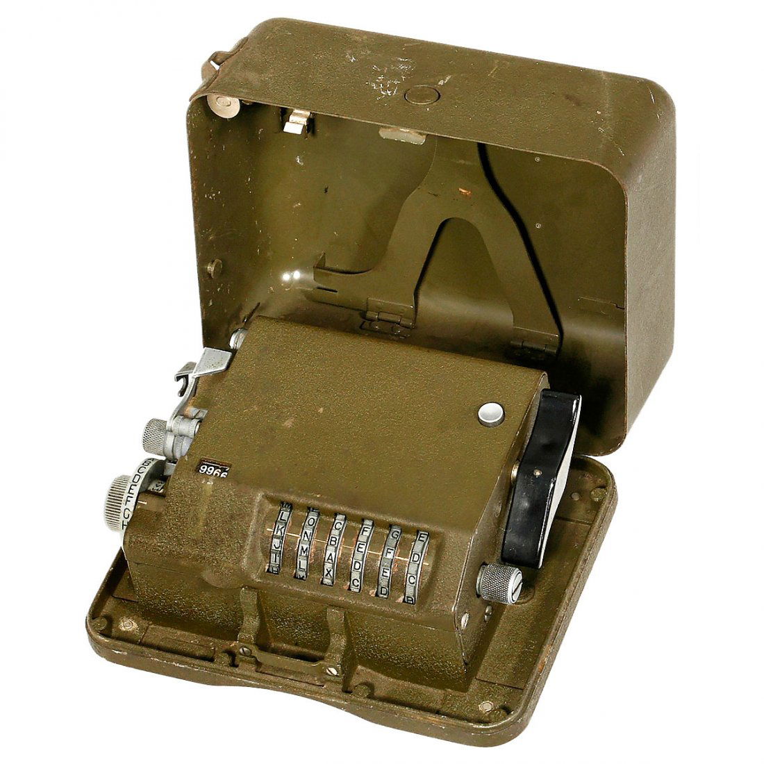 Rare American 6-Rotor Cryptographic Machine "M-209-B", (1 of 2)