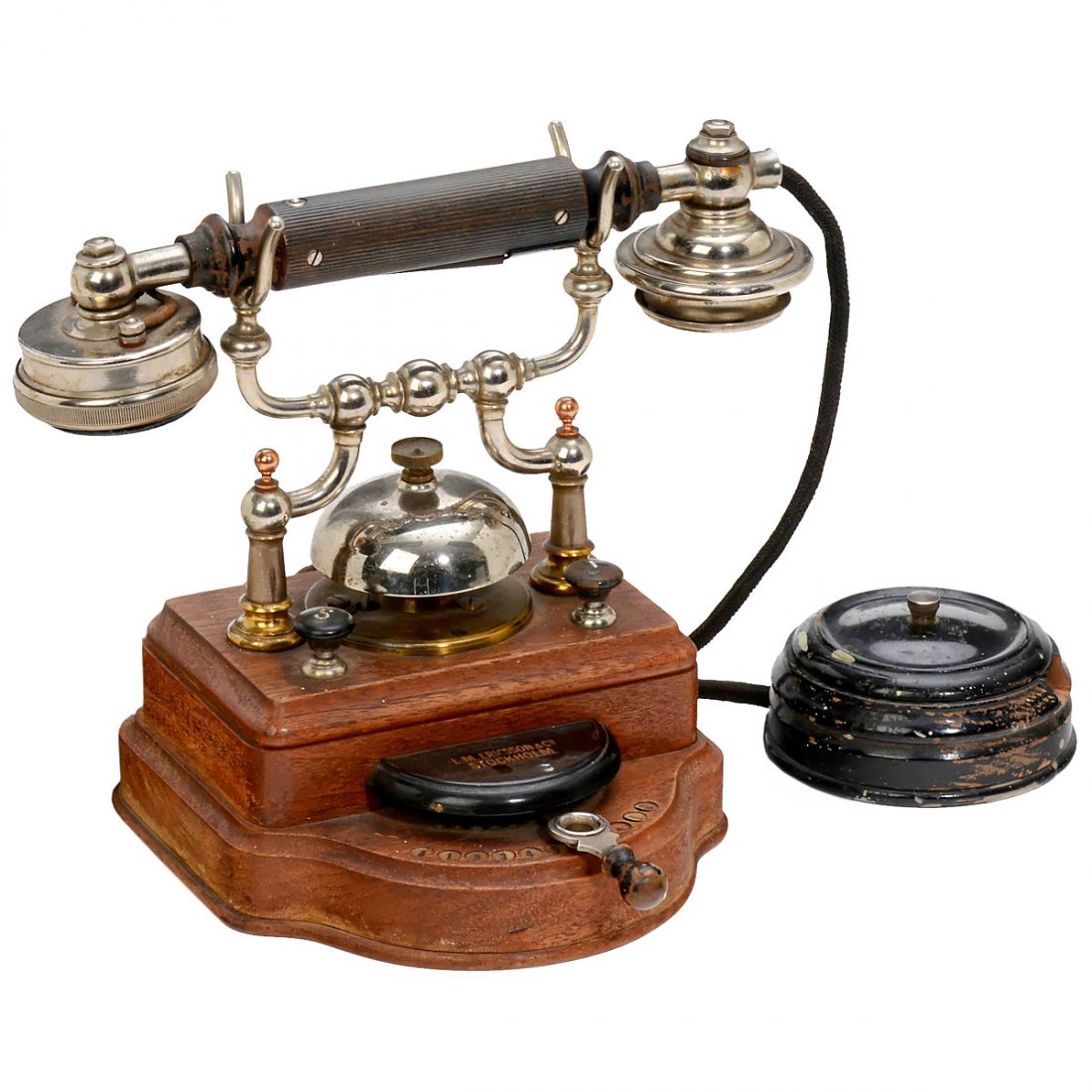 Swedish Table-Type Intercom by L.M. Ericsson, c. 1905 (1 of 1)