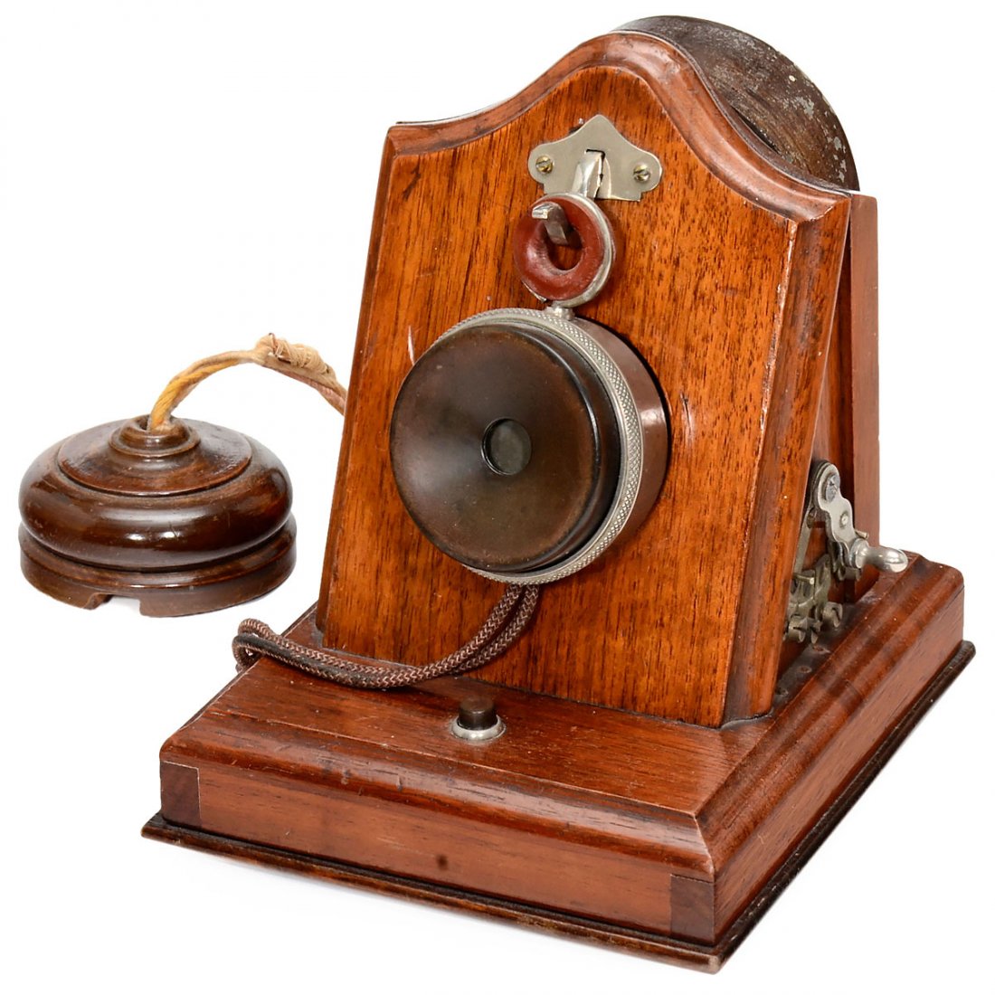 Home Telephone Clock Stand Station, c. 1900 (1 of 1)