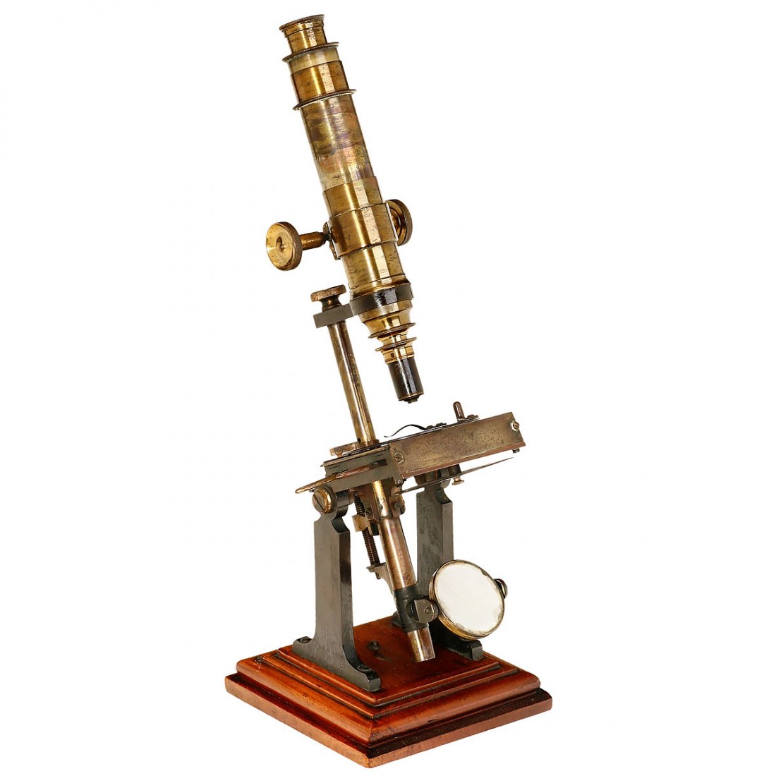 Large and Unusually Constructed Microscope, c. 1880 (1 of 1)