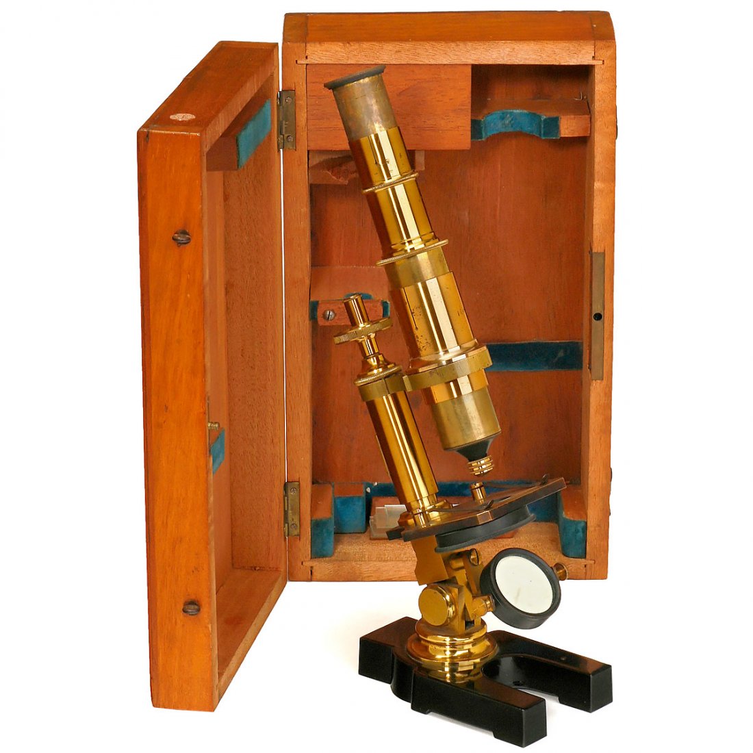 Brass Compound Microscope, c. 1880 (1 of 1)