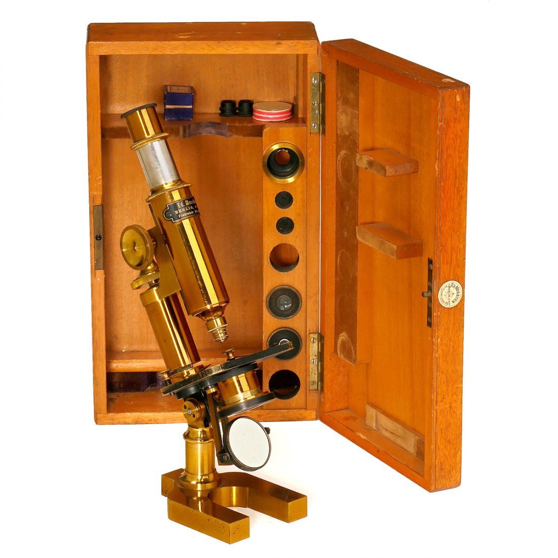 German Compound Microscope by Messter, 1899 (1 of 2)