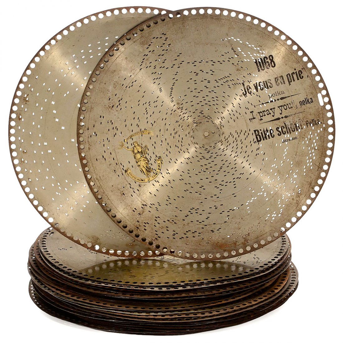 37 "Polyphon" Ø 15 ¾-inch Discs (1 of 1)