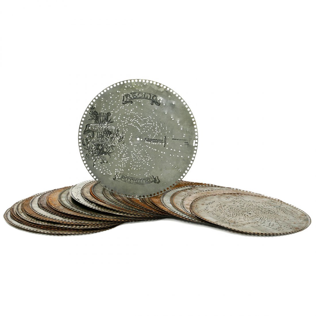 30 Regina Musical Box Ø 15 ½ inch Discs, c. 1900 (1 of 1)