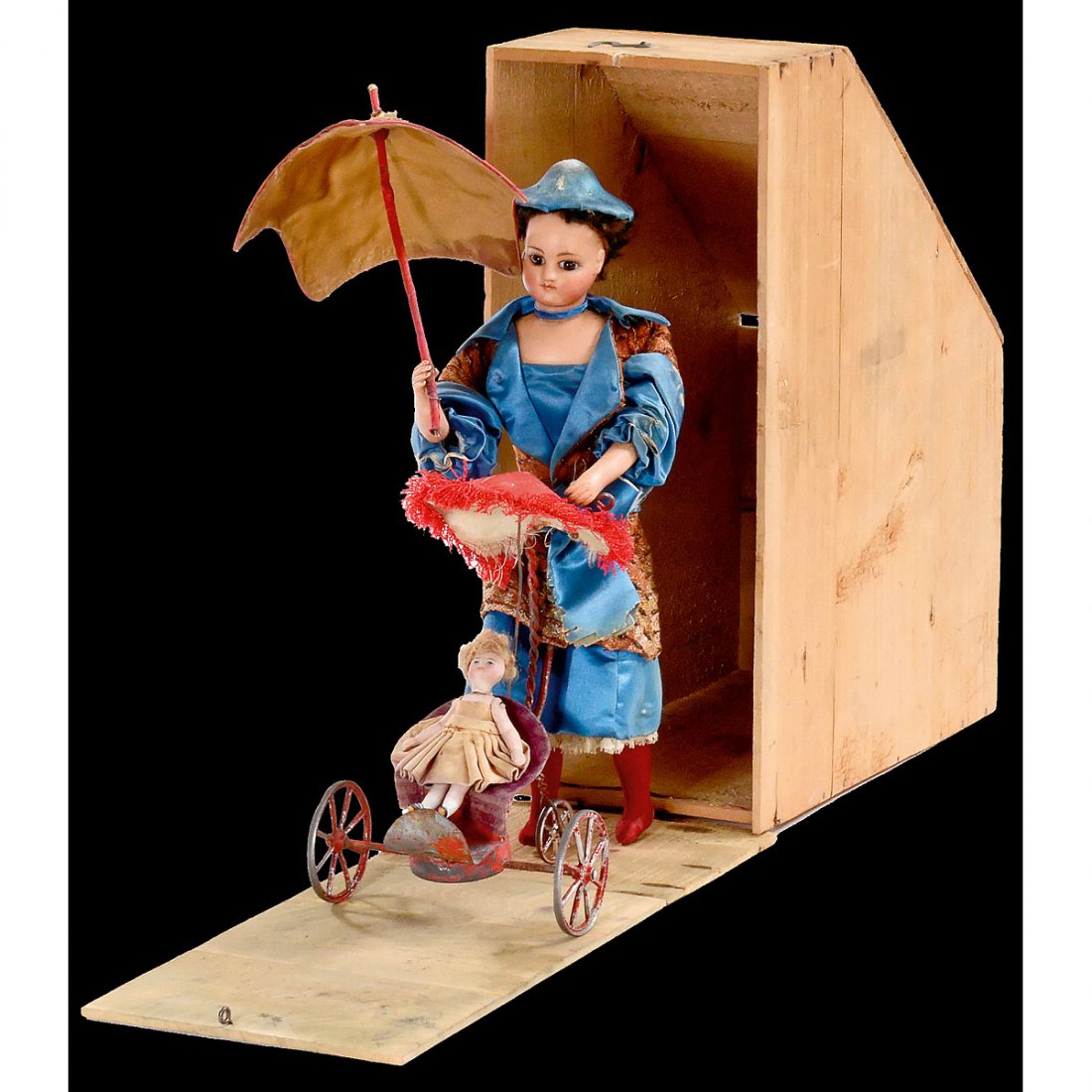 Rare Japanese Nurse and Baby Automaton by Gustave (1 of 5)