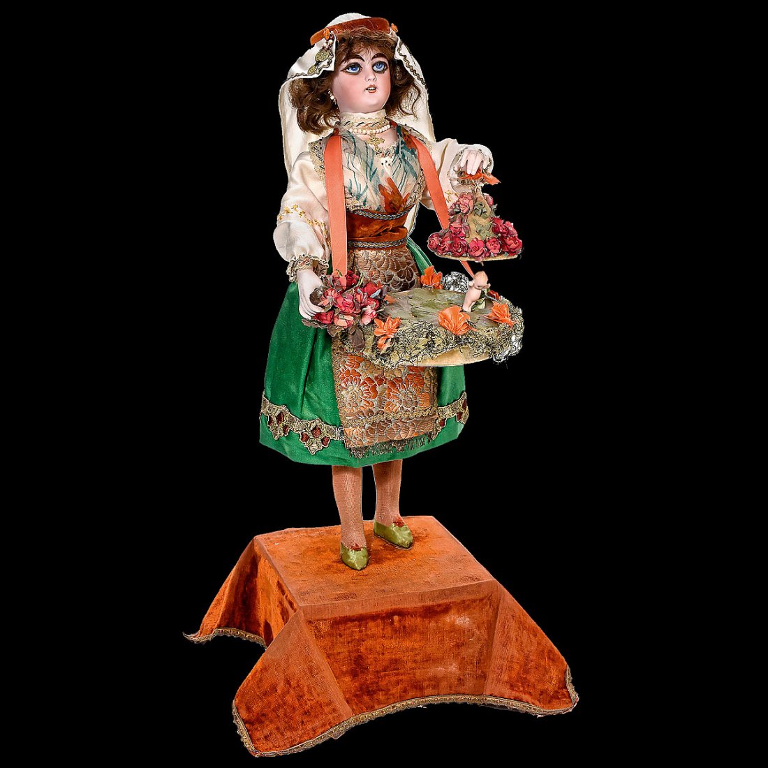 Bouquetière Surprise Musical Automaton by Lambert, c. (1 of 3)