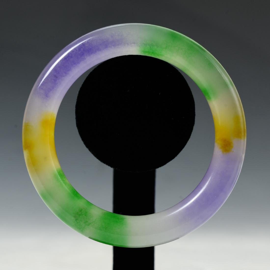 A Tri- Framing Estate Chinese Bangle (1 of 2)