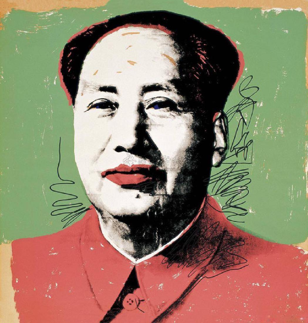 Pop Oil Painting of Chairman Mao, Andy Warhol (1 of 1)