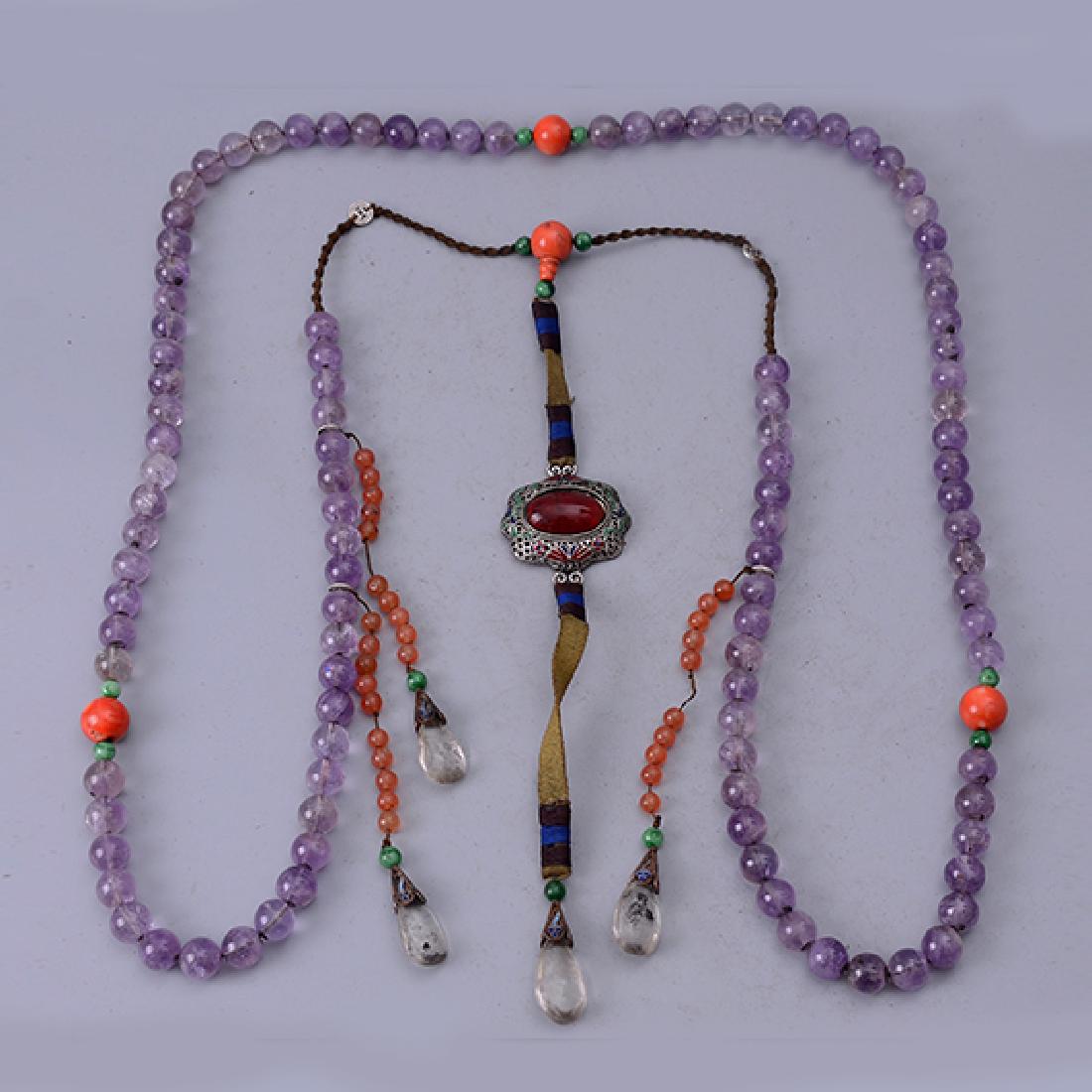 Chinese Amethyst Bracelet (1 of 6)