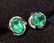 PAIR OF EMERALD EARRING WITH 18K GOLD - 2
