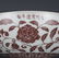 A COPPER RED BOWL WITH RED TWIGS AND PEONIES PATTERN - 2