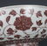 A COPPER RED BOWL WITH RED TWIGS AND PEONIES PATTERN - 4