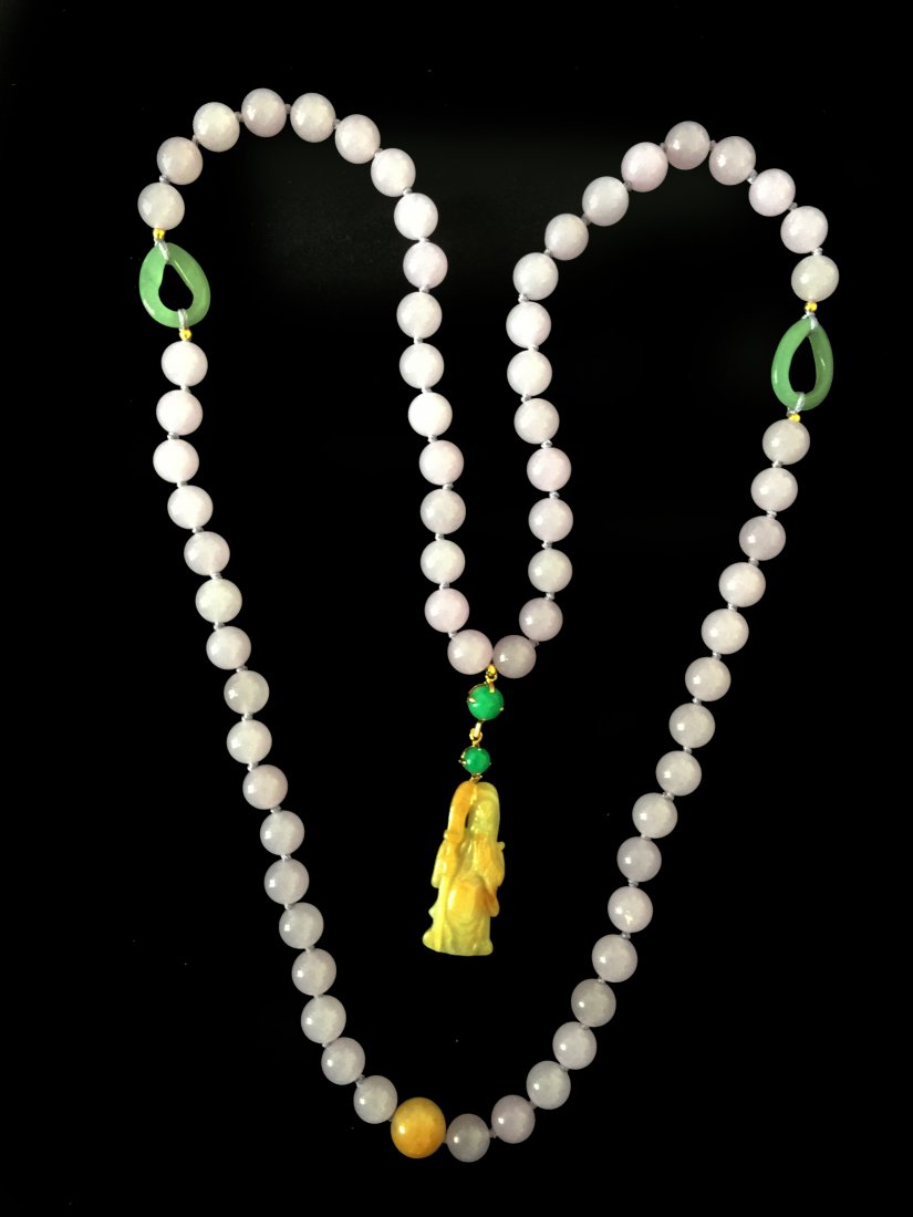 Chinese Jadeite Necklace (1 of 4)