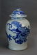 Chinese Blue and White Jar with Cover kangxi Period