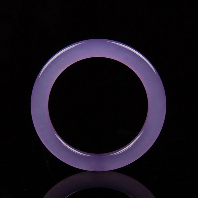 Chinese Purple Color Jade Bangle (1 of 1)