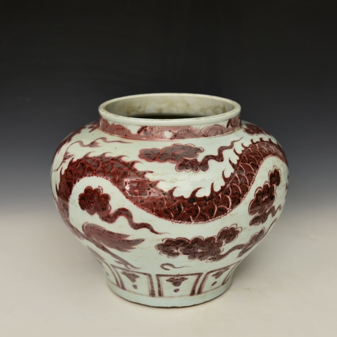 Large Chinese Copper Red Jar (1 of 9)