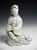 Chinese BLANCE-DE Chinese Seated Figure of Guanyin - 2