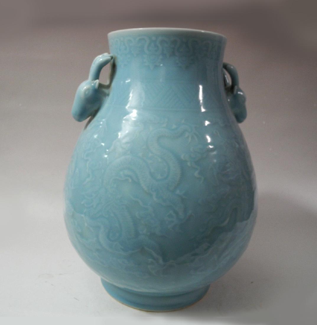 Chinese Blue Glaze Vase (1 of 10)