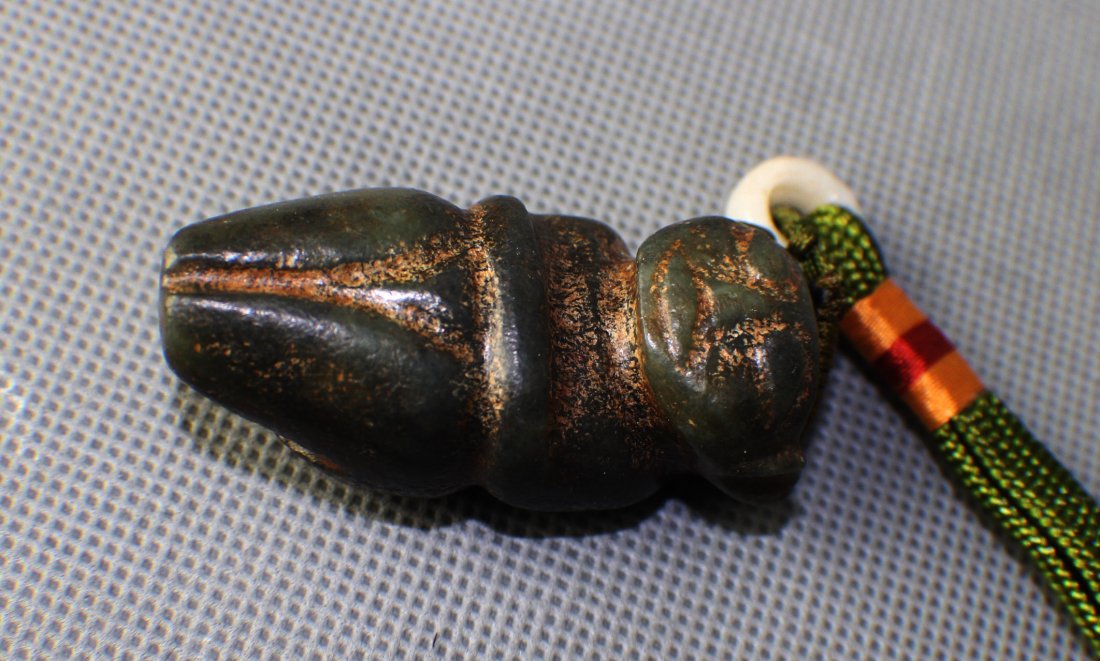 A Hong Shan Cultural Old Jade Man (1 of 3)