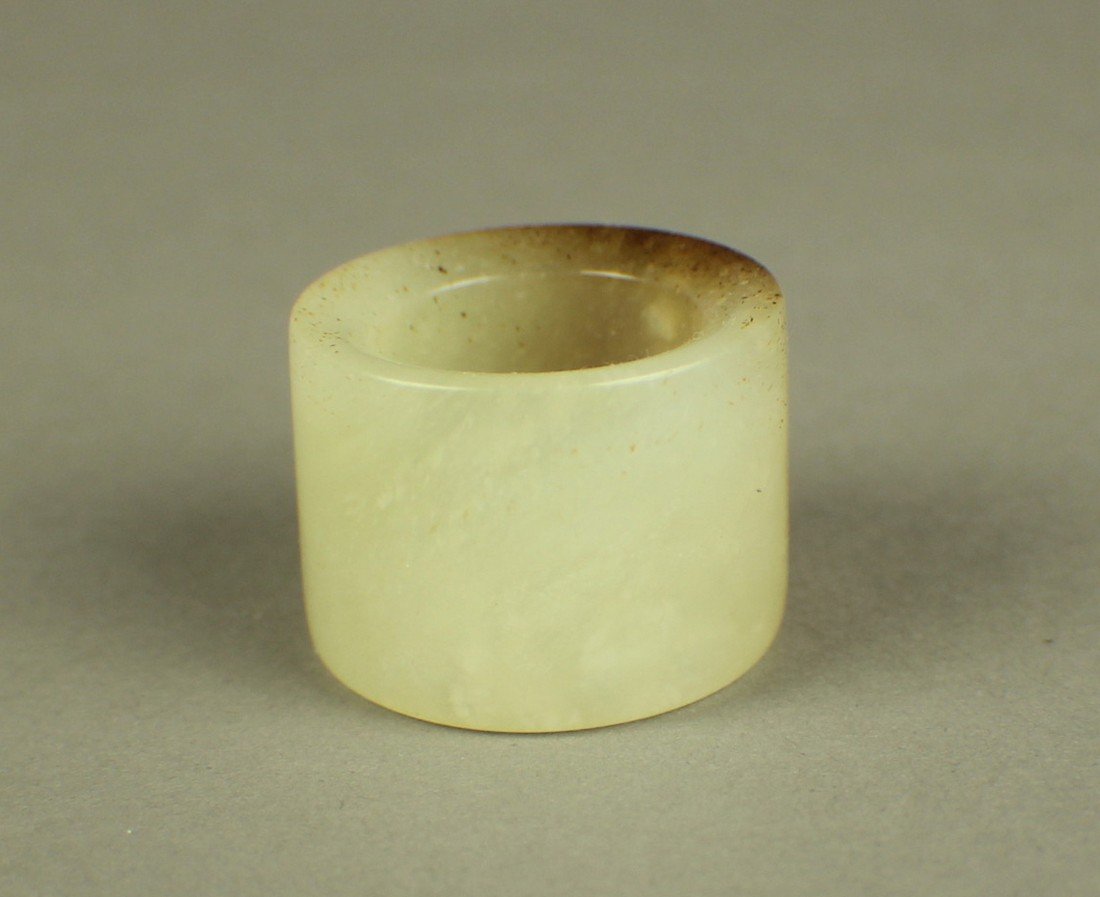 A White Jade Thumb Ring (1 of 4)