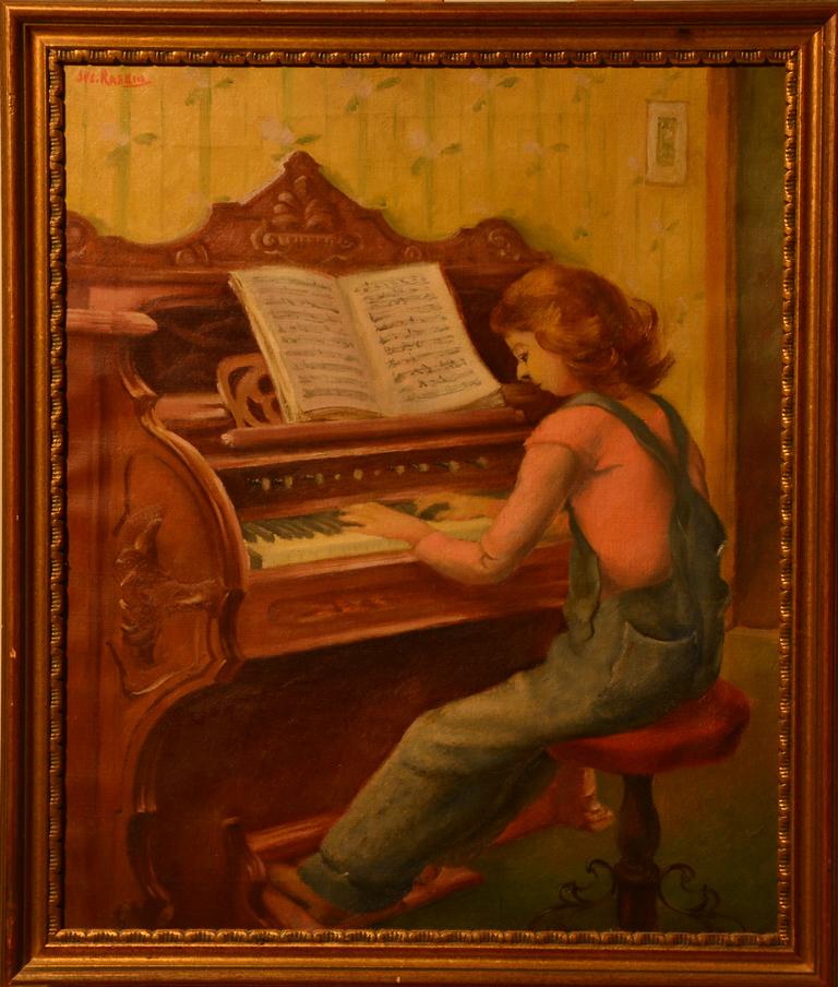 Joseph RASKIN (1897-1981) Ukrainian - American: Joseph RASKIN (1897 Zaporozhye, Ukraine -1981 New York, USA) ; Still life ; mid 20th century ; oil on canvas / framed ; dimensions 60 x 50 cm (23 2/3 x 19 2/3 in.) ; signed upper left corner ; Shippin