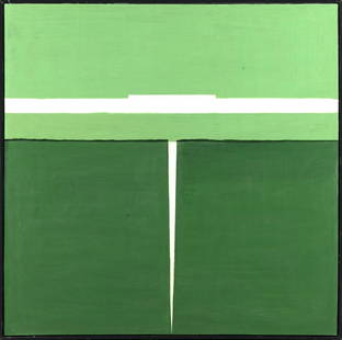 Raoul DE KEYSER (1930-2012) Belgium: Raoul DE KEYSER (1930-2012) ; Abstract ; 1972 ; oil on canvas ; dimensions 156 x 156 cm (61 1/2 x 61 1/2 in.) ; signed and dated on verso ; Shipping to USA - DHL $735 , National post with tracking ser