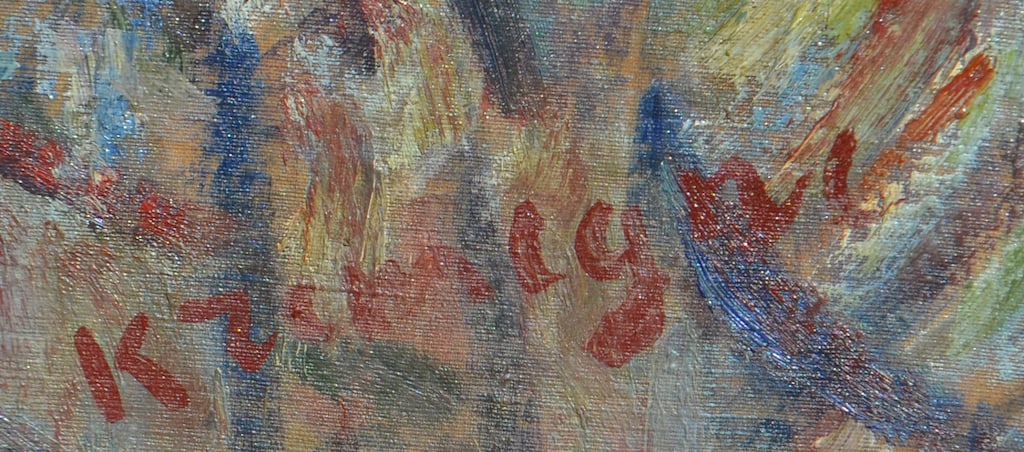 P. KREMEGNE 1890-1981 Russian / Belorussian / French