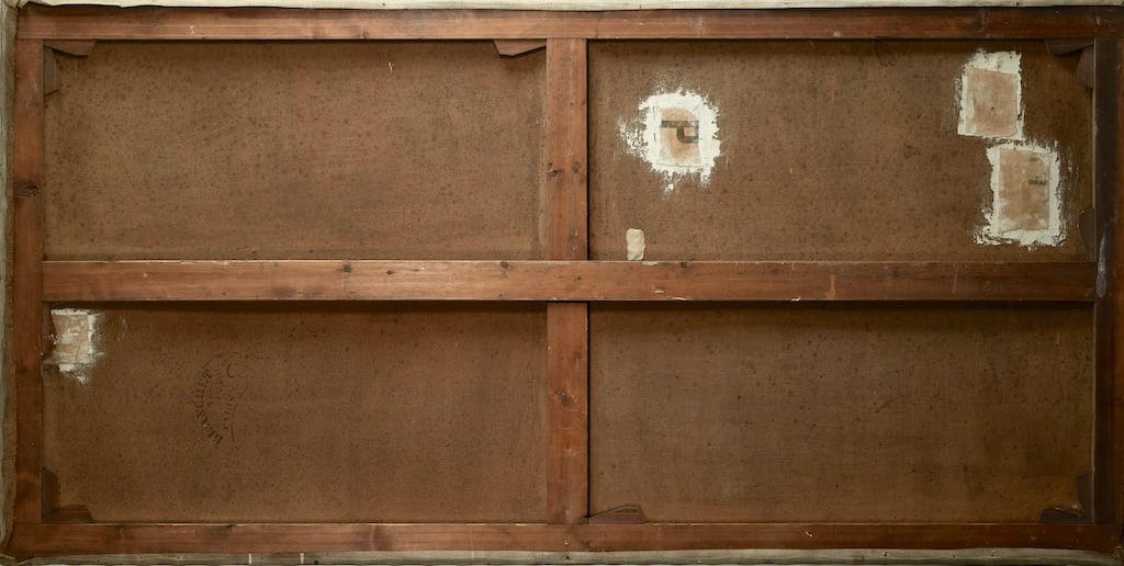 Large 2m painting, signed A. MUNZINGER, Paris 1909