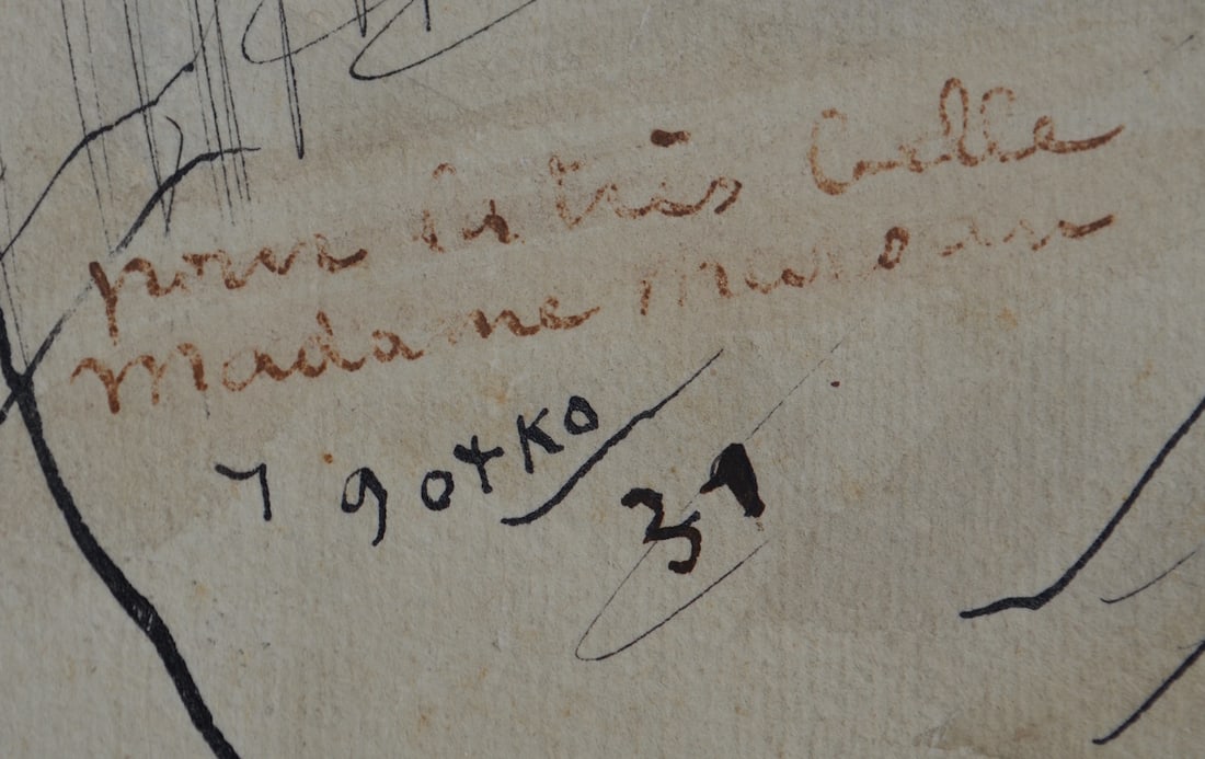 Jacques GOTKO (1899-1944) Ukrainian - French - Polish