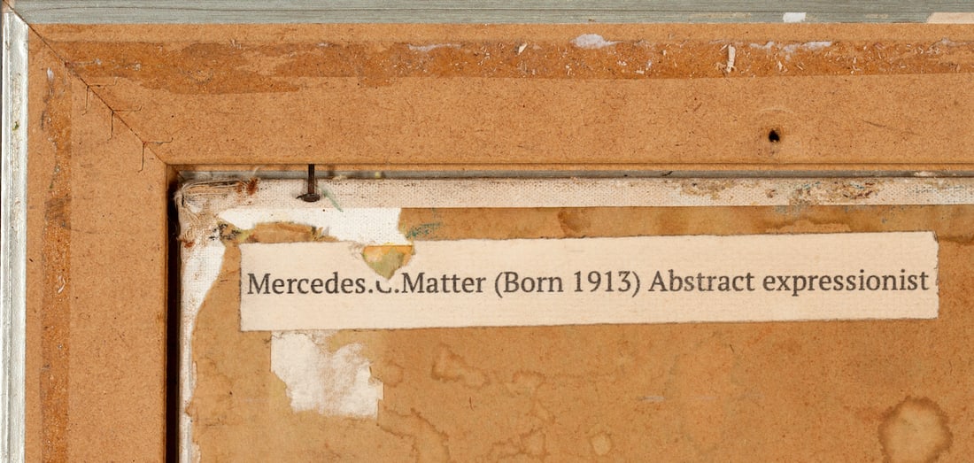 Mercedes Matter (1913-2001) American