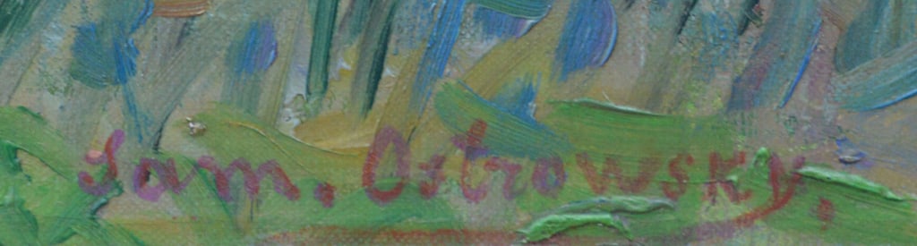 Sam OSTROWSKY (1886-1946) Ukrainian - American