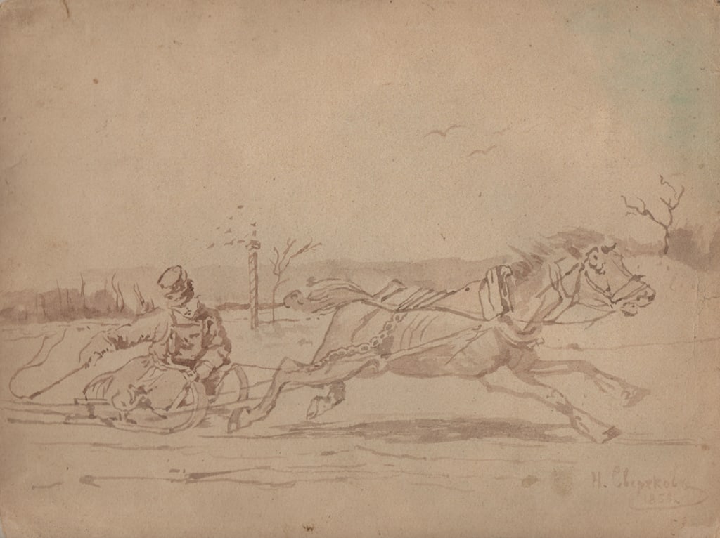 Nikolai SVERCHKOV (1817-1898) Russian