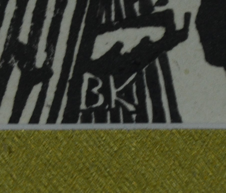 Vladimir KOZLINSKIJ (1891-1967) Russian / etching