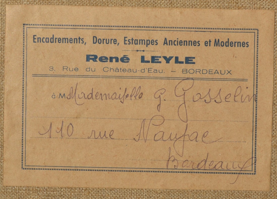 G. GOSSELIN (XX) French