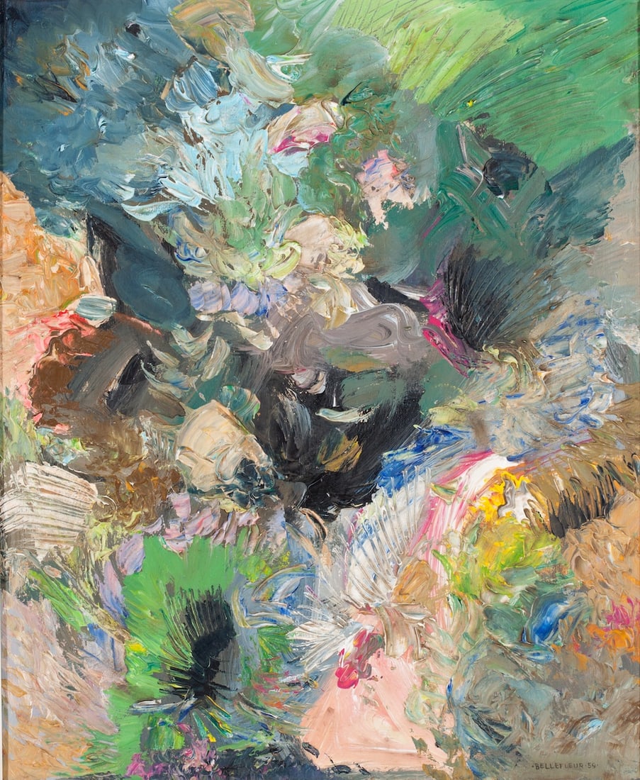 Leon Bellefleur (1910-2007) Canadian - French