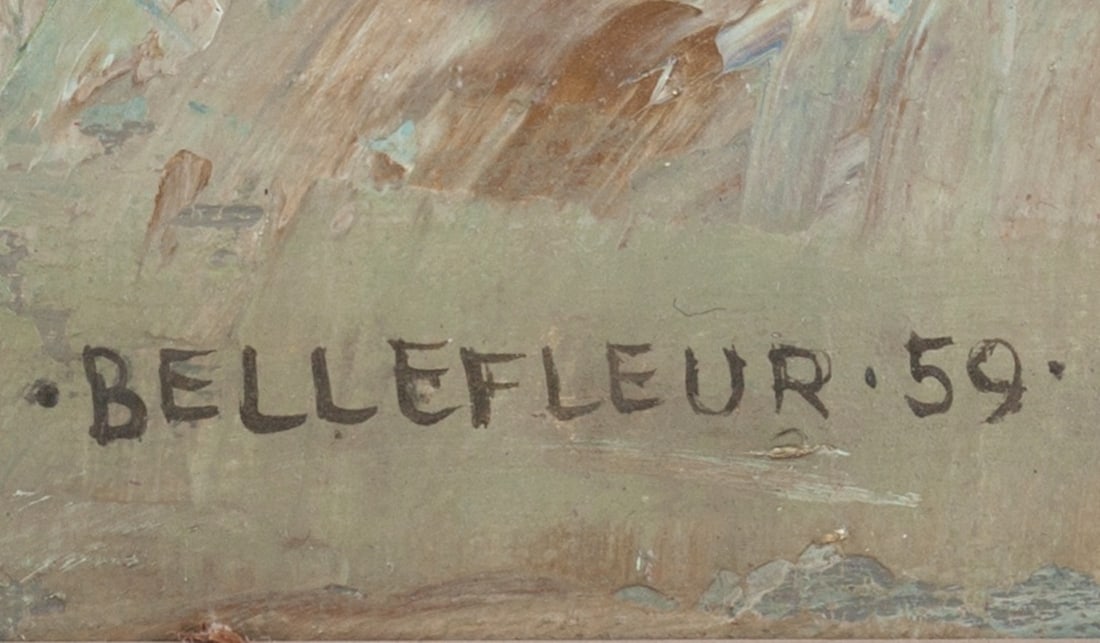 Leon Bellefleur (1910-2007) Canadian - French