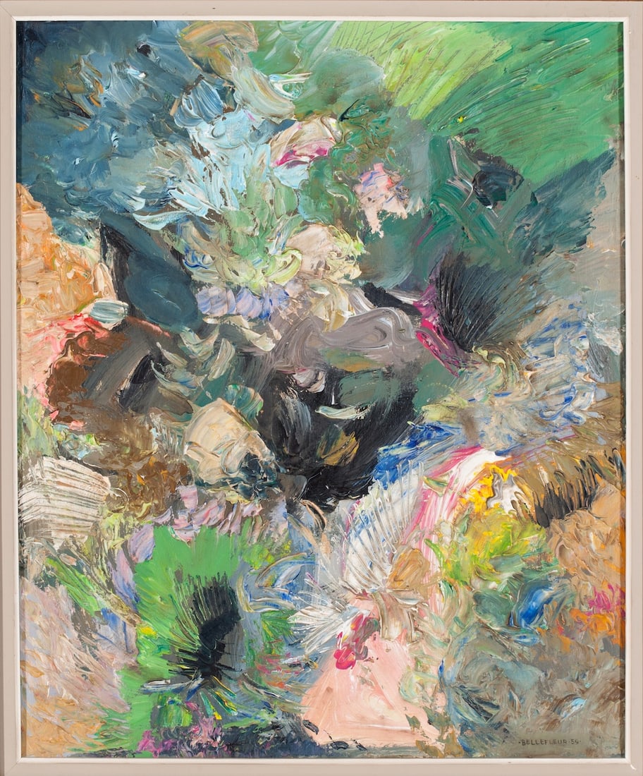 Leon Bellefleur (1910-2007) Canadian - French