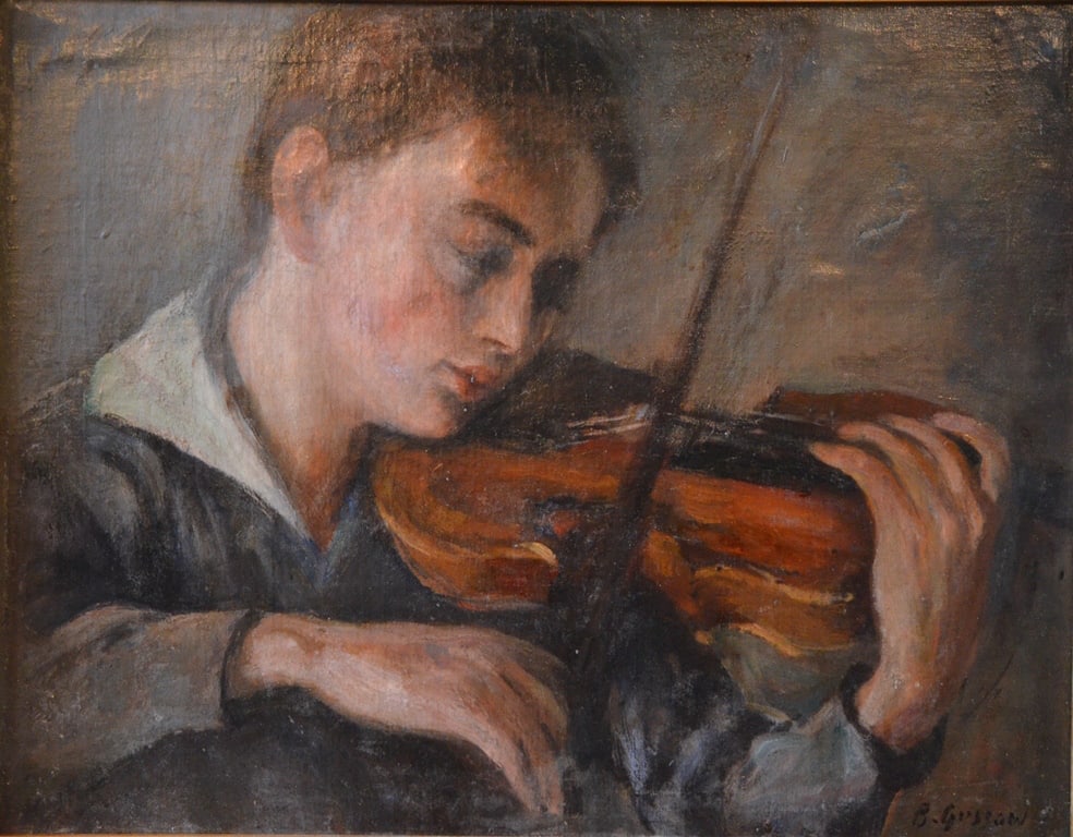 B. GUSSOW (1881-1957) Russian - French - American