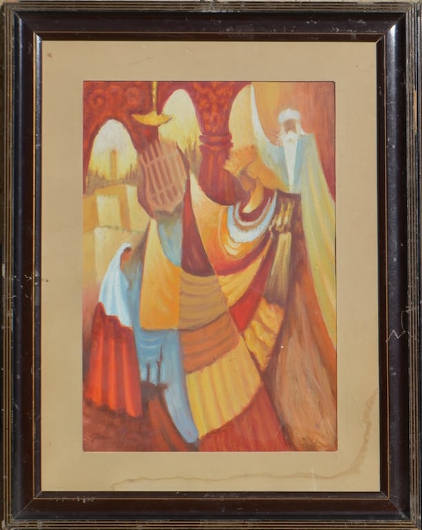 Lot of 2 Jean OLIN (1894-1972) Ukrainian - French