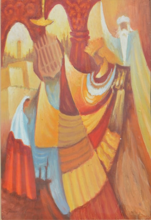 Lot of 2 Jean OLIN (1894-1972) Ukrainian - French