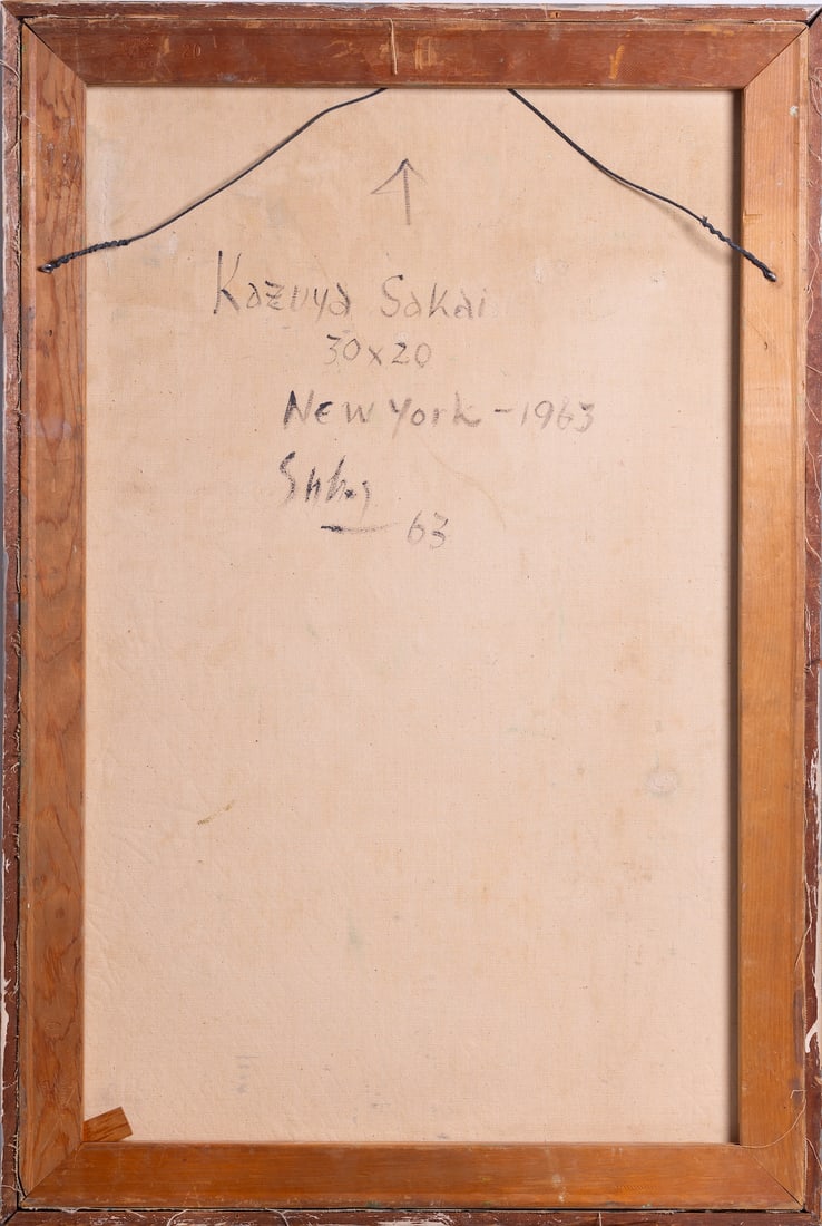 Kazuya Sakai (1927-2001) Japanese - American - Argentinian