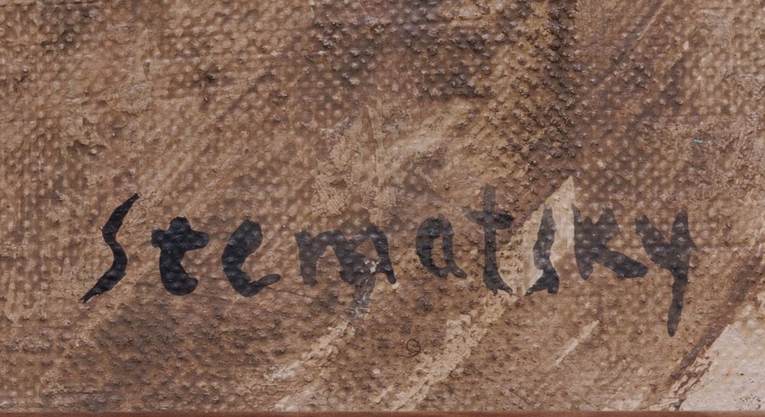 Avigdor STEMATSKY 1908-1989 Ukrainian-Russian - Israeli