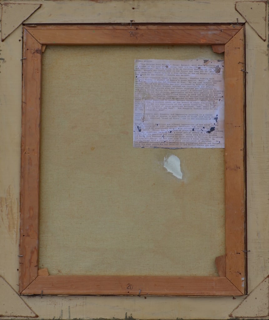 Sergei BONGART (1918-1985) Russia - Ukraine - USA