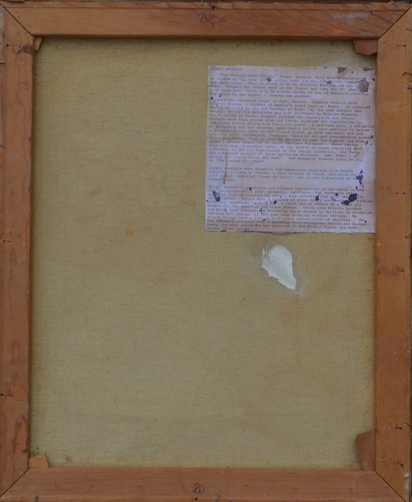 Sergei BONGART (1918-1985) Russia - Ukraine - USA