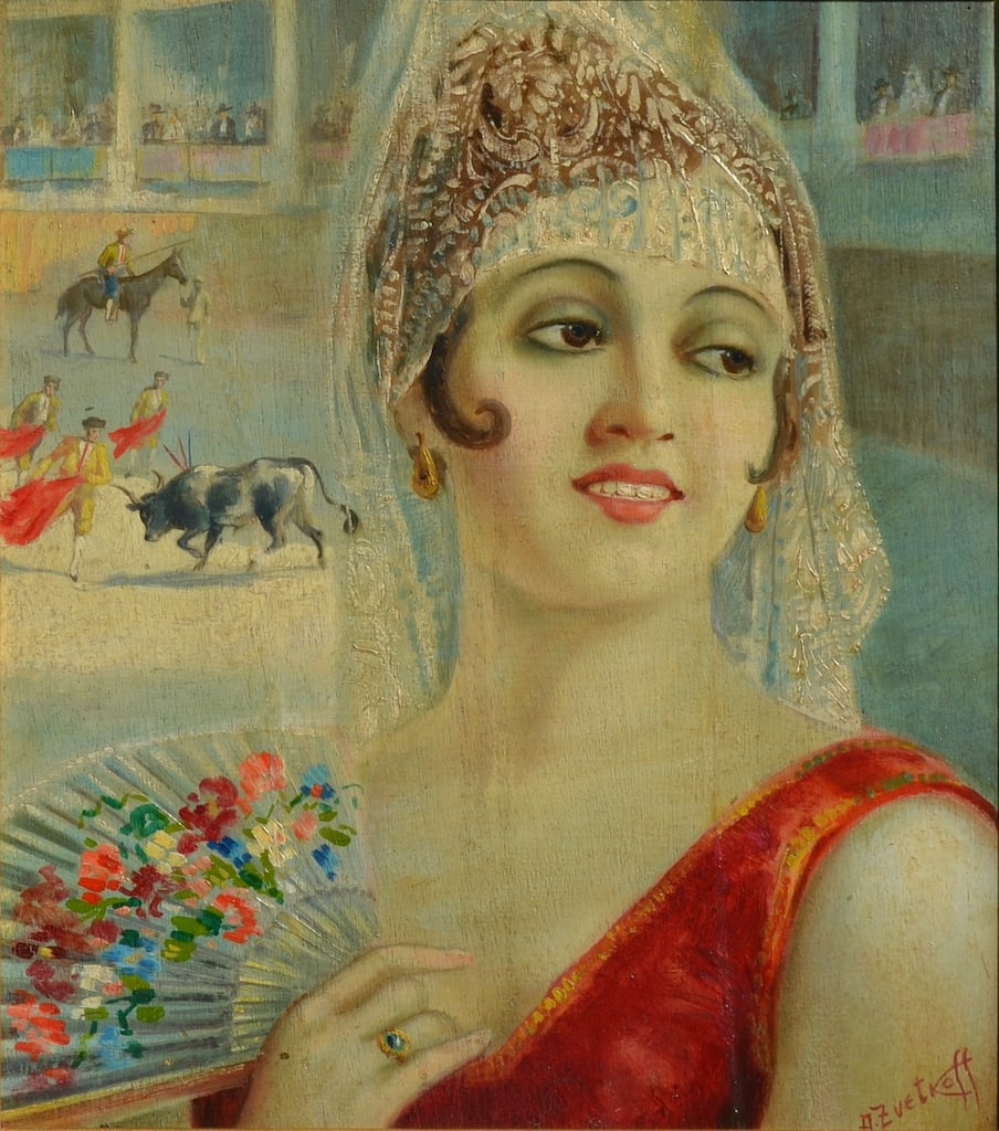 Alexis Zvetkoff (1992-1970) Russian - Belgium