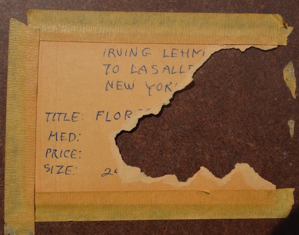 Irving LEHMAN (1900-1982) Ukrainian - Russian - American