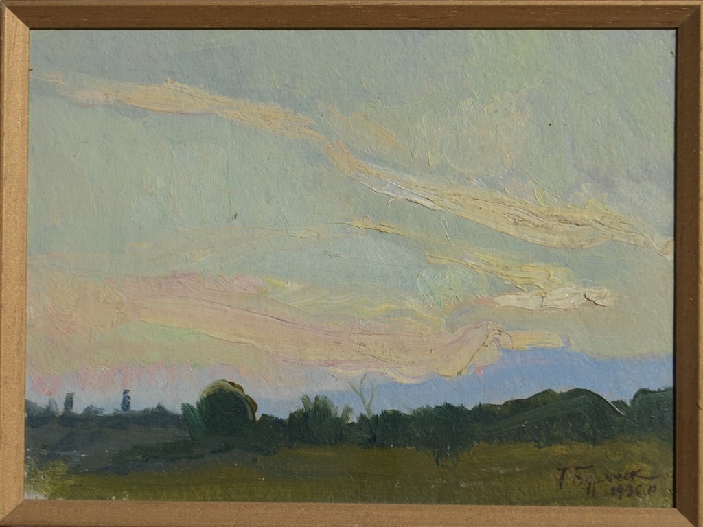 Lot of 2 Ivan BURYACHOK (1877-1936) Ukrainian - Polish